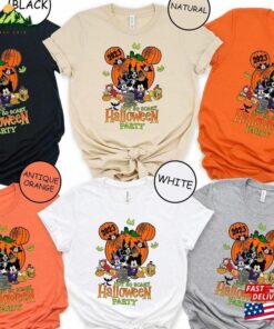 Disney Halloween Shirts Mickey And Friends Shirt Party Sweatshirt T-Shirt