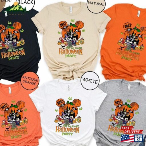 Disney Halloween Shirts Mickey And Friends Shirt Party Sweatshirt T-Shirt