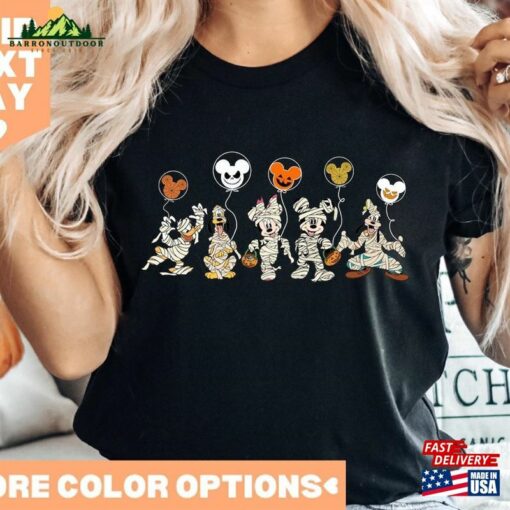 Disney Halloween Skeleton Shirt Matching Balloon Hoodie T-Shirt