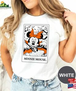 Disney Halloween Skeleton Shirt Mickey And Friends Tarot T-Shirt Funny Costume Sweatshirt