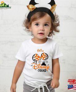 Disney Halloween Squad T-Shirt For Family Matching T-Shirts Trip 2023 Mickey Mouse Classic Sweatshirt