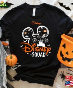 Disney Halloween Squad T-Shirt For Family Matching T-Shirts Trip 2023 Mickey Mouse Classic Sweatshirt