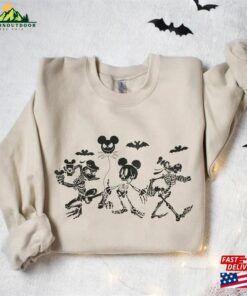 Disney Halloween Sweatshirt Skeleton Shirt Spooky Season Unisex T-Shirt