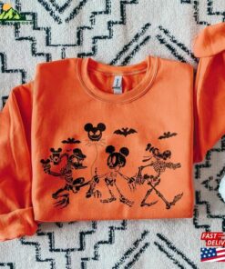 Disney Halloween Sweatshirt Skeleton Shirt Spooky Season Unisex T-Shirt