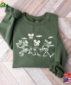 Disney Halloween Sweatshirt Skeleton Shirt Spooky Season Unisex T Shirt 3
