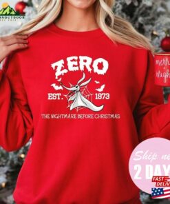 Disney Halloween The Nightmare Before Christmas Zero Sweatshirt Dog Pumpkin Sweater Jack Skellington Classic Unisex