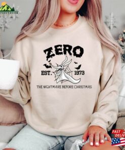 Disney Halloween The Nightmare Before Christmas Zero Sweatshirt Dog Pumpkin Sweater Jack Skellington Unisex T-Shirt