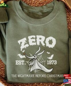 Disney Halloween The Nightmare Before Christmas Zero Sweatshirt Dog Pumpkin Sweater Jack Skellington Unisex T-Shirt