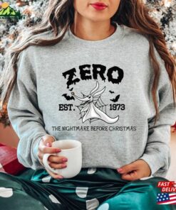 Disney Halloween The Nightmare Before Christmas Zero Sweatshirt Dog Pumpkin Sweater Jack Skellington Unisex T Shirt 3