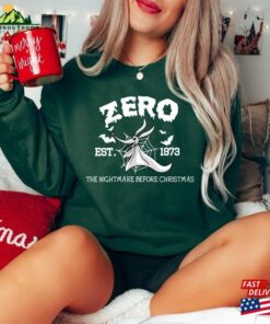 Disney Halloween The Nightmare Before Christmas Zero Sweatshirt Dog Pumpkin Sweater Jack Skellington Unisex T Shirt 4