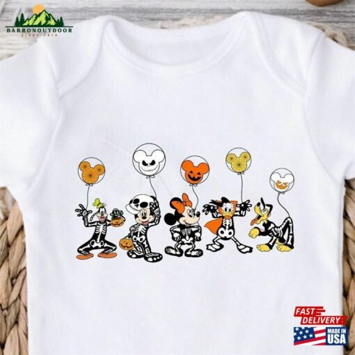 Disney Halloween Toddler T-Shirt Spooky Shirt Mickey And Minnie Sweatshirt Classic