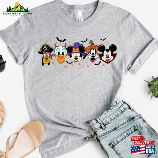 Disney Halloween Toddler T-Shirt Spooky Shirt Mickey And Minnie Sweatshirt Unisex