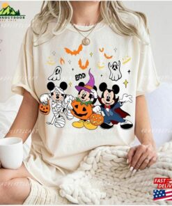 Disney Halloween Trick Or Treat Tshirt Mickey Matching Family Trip Tees 2023 T-Shirts T-Shirt Sweatshirt