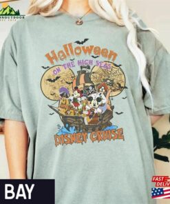 Disney Halloween Vintage Shirt On The High Seas 2023 Cruise T-Shirt Sweatshirt 2 Disney Halloween Vintage Shirt On The High Seas 2023 Cruise T Shirt Sweatshirt 3