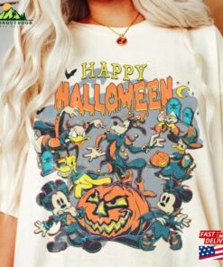 Disney Happy Halloween Shirt Costumes Disneyland Trip Hoodie Sweatshirt