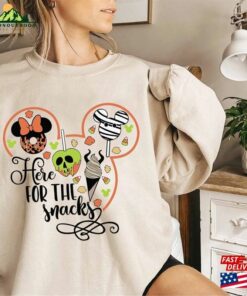 Disney Here For The Snack Halloween 2023 Comfort Colors® Shirt T-Shirt Sweatshirt