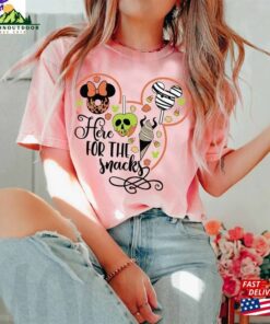 Disney Here For The Snack Halloween 2023 Comfort Colors(r) Shirt T Shirt Sweatshirt 3
