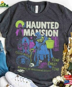 Disney Hitchhiking Ghosts Madame Leota Hatbox Ghost Shirt Haunted Mansion Halloween Tee Mickey Sweatshirt Unisex