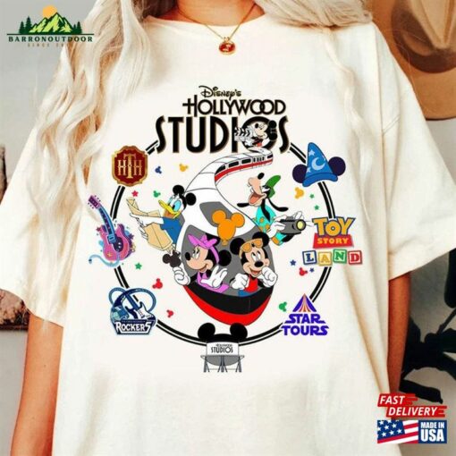 Disney Hollywood Studios Shirt Mickey And Friends Funny Unisex T-Shirt Crewneck Gift On Halloween Classic