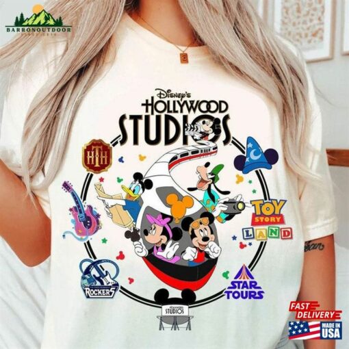 Disney Hollywood Studios Shirt Mickey And Friends Funny Unisex T-Shirt Crewneck Gift On Halloween Classic