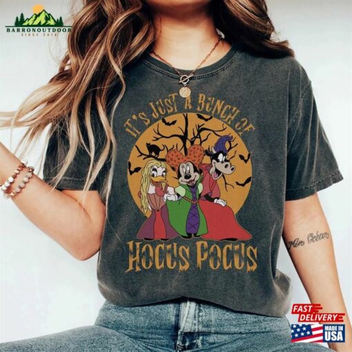 Disney It’s Just A Bunch Of Hocus Pocus Shirt Halloween Party Shirts Classic Hoodie