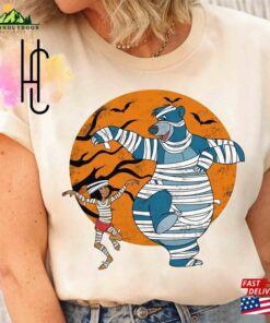 Disney Jungle Book Baloo And Mowgli Costume Mummy Halloween Shirt Mickey’s Not So Scary Party Tee Sweatshirt Classic