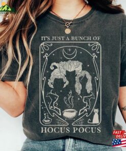 Disney Just A Bunch Of Hocus Pocus Tarot Card Halloween Comfort Color Shirt Party Tee T-Shirt Hoodie