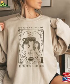 Disney Just A Bunch Of Hocus Pocus Tarot Card Halloween Comfort Color Shirt Party Tee T Shirt Hoodie 4