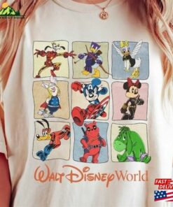 Disney Marvel Comfort Colors Shirt Mickey And Friends Shirts Superhero Classic Hoodie