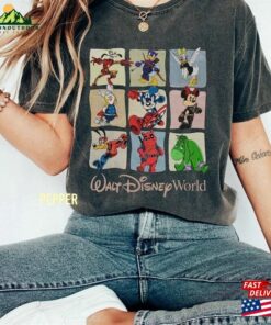 Disney Marvel Comfort Colors Shirt Mickey And Friends Shirts Superhero Classic Hoodie