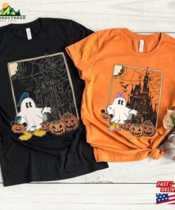 Disney Mickey And Friend Ghost Castle Halloween Shirt Spooky Sweatshirt Unisex 3