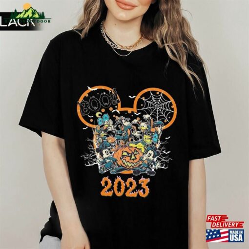 Disney Mickey And Friends Halloween Shirt 2023 Matching Unisex Hoodie
