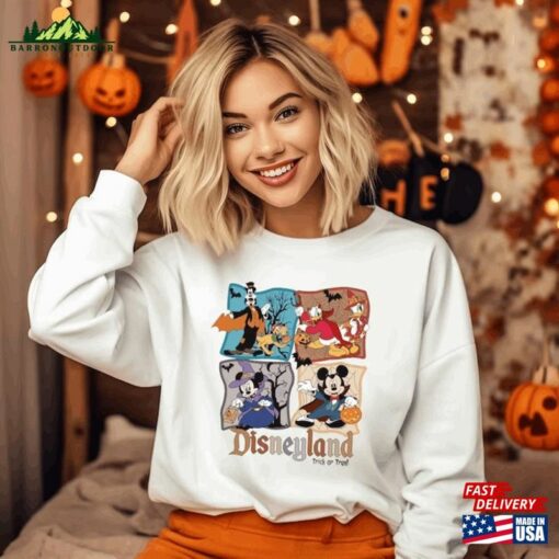Disney Mickey And Friends Trick Or Treat Shirt Spooky Sweatshirt T-Shirt