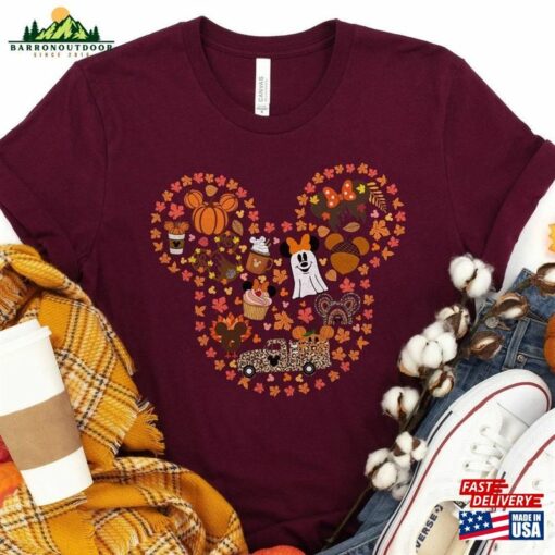 Disney Mickey Fall Vibes Shirt Thanksgiving Hoodie T-Shirt