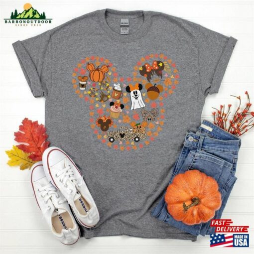 Disney Mickey Fall Vibes Shirt Thanksgiving Hoodie T-Shirt