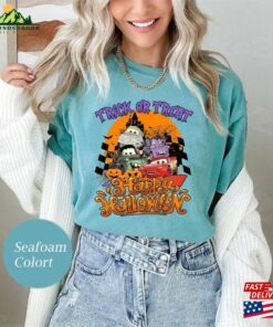 Disney Mickey Friends Lightning Mcqueen Car Halloween Shirt Cars Land Comfort Colors Funny T-Shirt Unisex