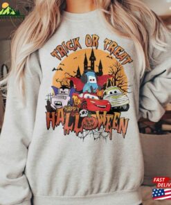 Disney Mickey Friends Lightning Mcqueen Car Halloween Shirt Cars Land T Shirt Unisex 4