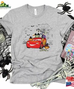 Disney Mickey Friends Lightning Mcqueen Car Halloween Shirt Cars Land Unisex Classic 3
