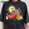 Disney Mickey Friends Lightning Mcqueen Car Halloween Shirt Cars Land Unisex T-Shirt