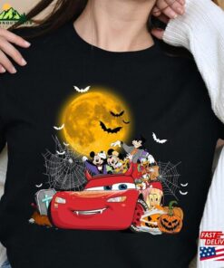 Disney Mickey Friends Lightning Mcqueen Car Halloween Shirt Hoodie T-Shirt Classic