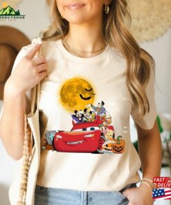 Disney Mickey Friends Lightning Mcqueen Car Halloween Shirt Hoodie T Shirt Classic 3