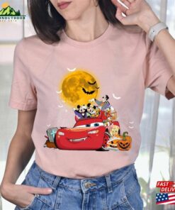 Disney Mickey Friends Lightning Mcqueen Car Halloween Shirt Hoodie T Shirt Classic 4