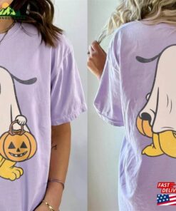 Disney Mickey Ghost Halloween Two Sided Comfort Colors Shirt And Friends Family Classic Hoodie