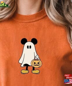 Disney Mickey Minnie Ghost Halloween Comfort Colors Shirt Not So Scary Classic T-Shirt