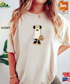 Disney Mickey Minnie Ghost Halloween Comfort Colors Shirt Not So Scary Classic T-Shirt 3 Disney Mickey Minnie Ghost Halloween Comfort Colors Shirt Not So Scary Classic T Shirt 4