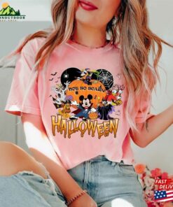 Disney Not So Scary Halloween Party Shirts Mickey And Minnie Family Hoodie Sweatshirt