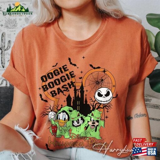 Disney Oogie Boogie Bash 2023 Comfort Colors Shirt Mickey Donald Goofy Halloween Classic T-Shirt