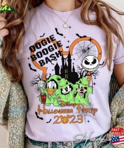 Disney Oogie Boogie Bash 2023 Comfort Colors Shirt Mickey Donald Goofy Halloween Classic T Shirt 4