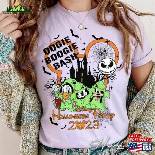 Disney Oogie Boogie Bash 2023 Comfort Colors Shirt Mickey Donald Goofy Halloween Classic T-Shirt