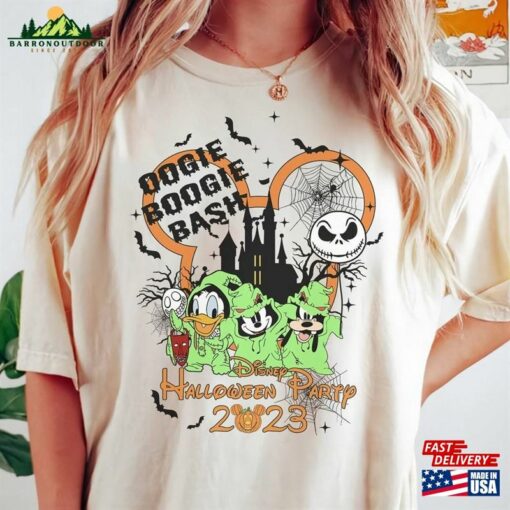 Disney Oogie Boogie Bash 2023 Comfort Colors Shirt Mickey Donald Goofy Halloween Shirts Hoodie T-Shirt